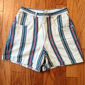 Vintage Kikomo Striped Shorts